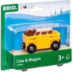BRIO Wagon transport de bétail - 33406