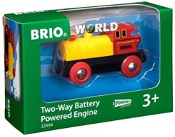 BRIO Locomotive à pile bidirectionnelle jaune - 33594