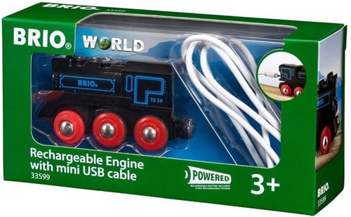 BRIO Locomotive rechargeable avec mini câble