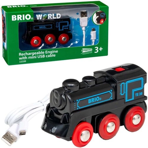 BRIO Locomotive rechargeable avec mini câble-2