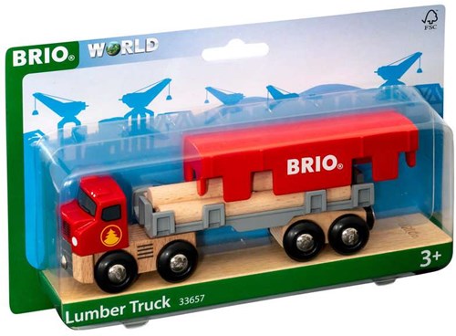 Brio Camion de transport de bois jouet - jouet en bois magnétique