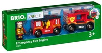 BRIO Camion de pompier son et lumière - 33811