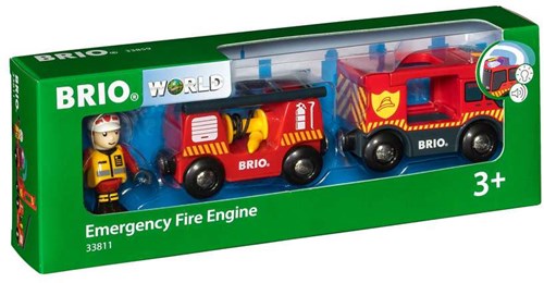 BRIO Camion de pompier son et lumière - 33811