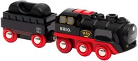 Brio train à vapeur à piles - train jouet avec effet vapeur - 33884-3