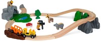 Brio Safari train en bois - coffret train avec animaux-3