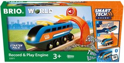 Brio Smart Tech Sound train set avec fonction d'enregistrement - jouet interactif