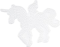 Hama plaque à perles à repasser - jouet créatif licorne blanc