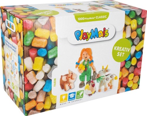 PlayMais kit créatif ferme 1000 pièces jouet créatif