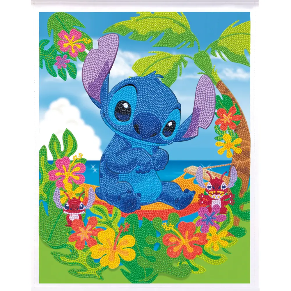 Disney kit créatif diamond painting Stitch poster 35x45cm