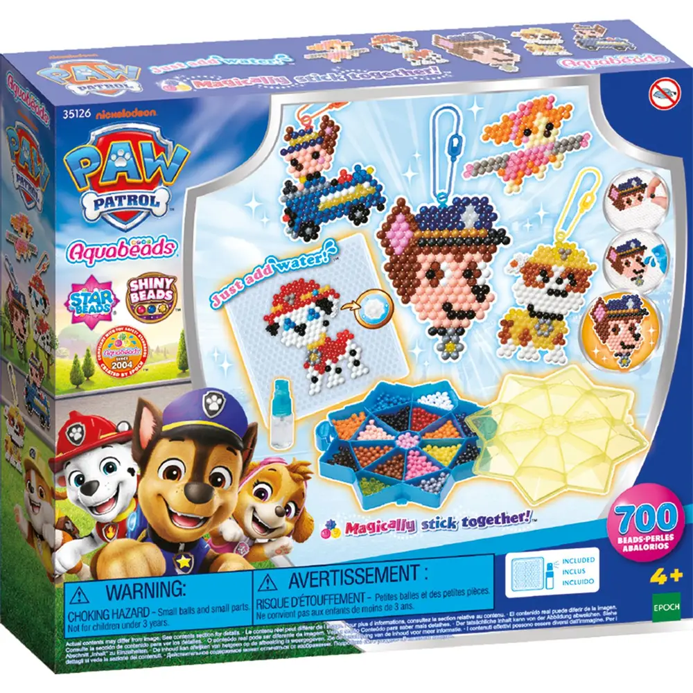 Aquabeads Mega Coffret Pat' Patrouille Perles - Jouet Créatif