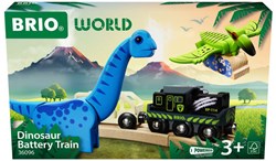 Brio Dinosaur Battery Train - Train en bois jouet thème dinosaure