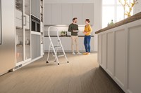 Hailo K45 Keukentrap 2 Treden met Hoge Beugel Wit-2