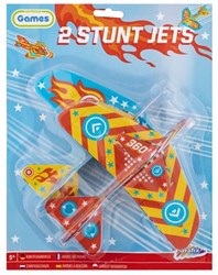Grafix set d’avions acrobatiques jouet - 2 avions sur carte