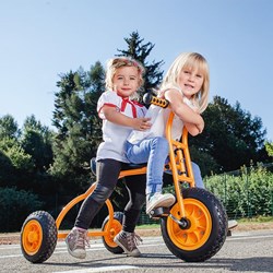 Top Trike tricycle Rookie avec siège réglable et barre de poussée