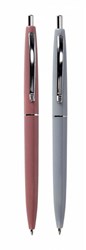 Lobbes stylo bille 0,7mm rose gris argent plaisir d'écriture