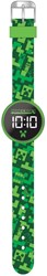 Accutime montre Minecraft LED ronde avec pile remplaçable