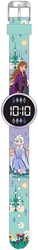 Accutime montre Frozen LED ronde avec pile remplaçable - montre enfant