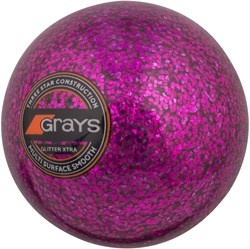 Grays balle de hockey Glitter Extra Ball X 6 rose - balle 5.5oz hockey sur gazon