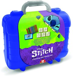 Stitch valise créative tampons et couleurs jouet 81 pièces