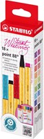 Stabilo set de bureau feutres point 88 18 couleurs dessin créatif