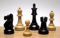 HOT Games pièces d'échecs Staunton palissandre noir taille 6 - 93mm