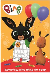Livre de coloriage enfants Bing bloc de coloriage Colorier avec Bing et Flop