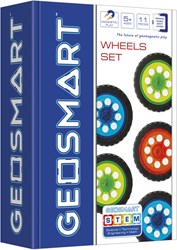 GeoSmart coffret de construction magnétique Wheel Set avec roues et moteur