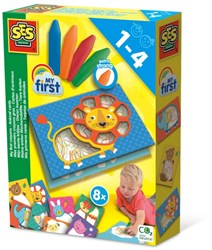 Ses cartes animaux à craies - kit créatif pour enfants