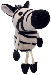 The Puppet Company marionnette à doigt zèbre - jouet animal marionnette doigt