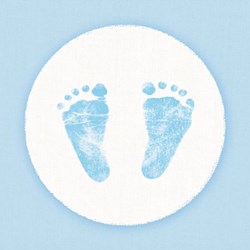 Ambiente serviettes bébé garçon bleu 25x25 cm FSC mix 20 pièces