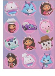 Totum stickers Gabby's Dollhouse planche de stickers pour enfants - 60 pièces