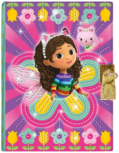 Totum Gabby's Dollhouse journal secret diamond painting avec cadenas-2