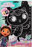 Canenco Gabby's Dollhouse set d'art à gratter - affiches créatives pour enfants