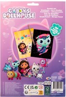 Canenco Gabby's Dollhouse set d'art à gratter - affiches créatives pour enfants-3