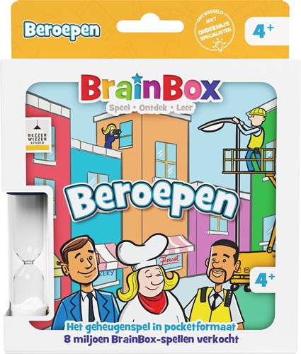 Bezzerwizzer jeu de cartes Brainbox Pocket Métiers - jeu éducatif-2