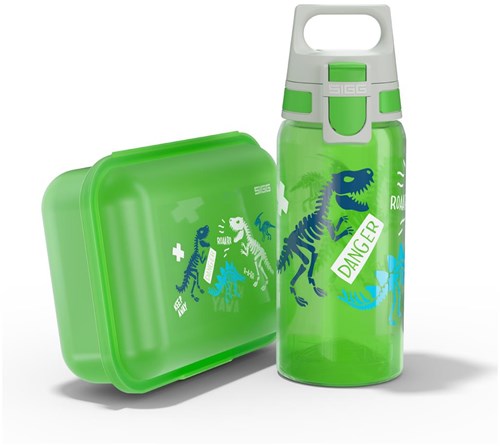 SIGG set scolaire boîte à lunch gourde Jurassica - enfant - sans BPA