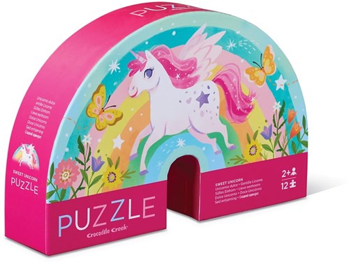 Crocodile Creek Mini Puzzle - 12 pièces - Licorne
