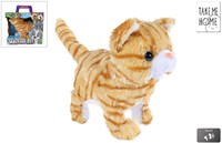 Take Me Home chat en peluche chat qui marche 21 cm jouet miaulant