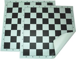 HOT Games échiquier vinyle enroulable 55 mm blanc-noir 51 cm jeu de société
