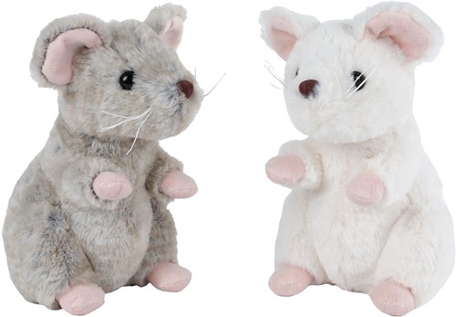 Take Me Home souris en peluche assise multicolore 19cm jouet-2