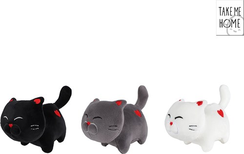 Take Me Home peluche chat 16cm multicolore jouet enfant