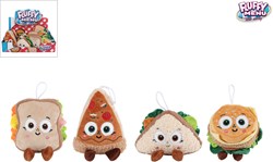 Van Manen peluche jouet Fluffy Menu food 13cm doudou multicolore