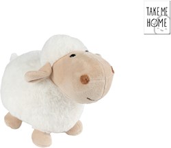 Take Me Home mouton en peluche jouet câlin 27cm blanc