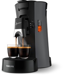 Philips cafetière Senseo Select CSA230/50 gris foncé - machine à dosettes