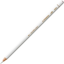 Stabilo crayon de couleur blanc - spécial toutes surfaces - blanc