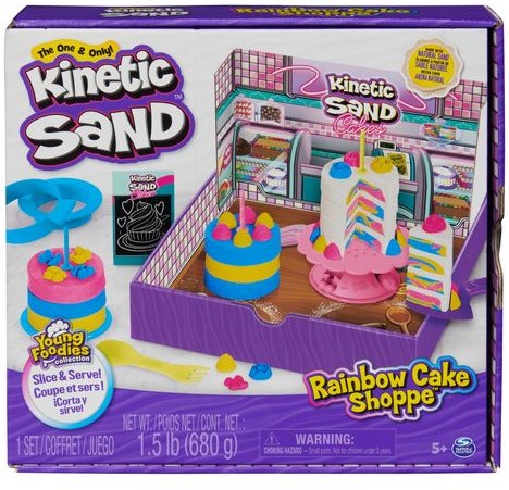 Spin Master sable cinétique station à gâteaux - jouet sensoriel créatif