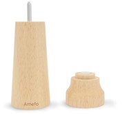 Amefa moulin à poivre et sel bois 15 cm - ustensile de cuisine moderne-3