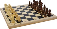 HOT Games Jeu d'échecs en bois imprimé 29x29 cm.