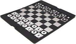HOT Games jeu d'échecs de voyage magnétique étui 20x17cm - jeu d'échecs format voyage