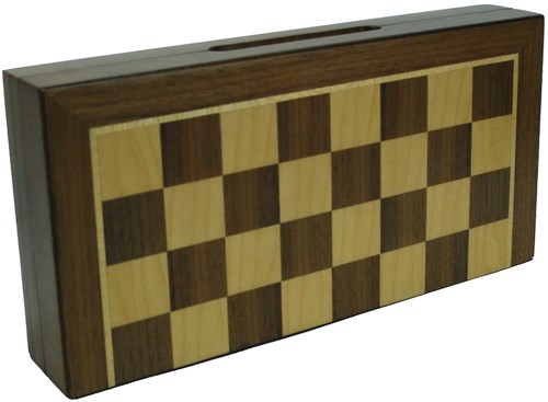 HOT Games Coffret d'échecs Magnétique. Noyer 23x23x2 cm-3